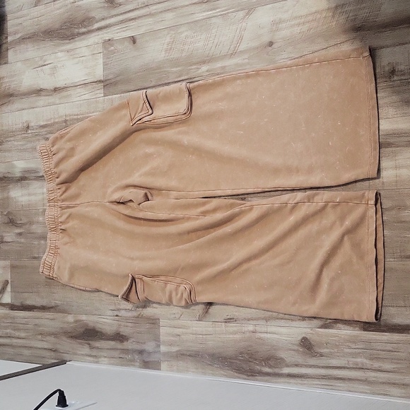 Wild fable Tan Mineral Washed Cargo Sweatpants - Picture 2 of 4